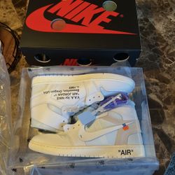 Jordan 1 Off White Virgil Alaska - Sizes 13 & 14