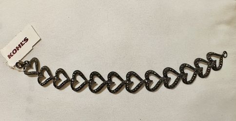 Marcasite Heart Bracelet