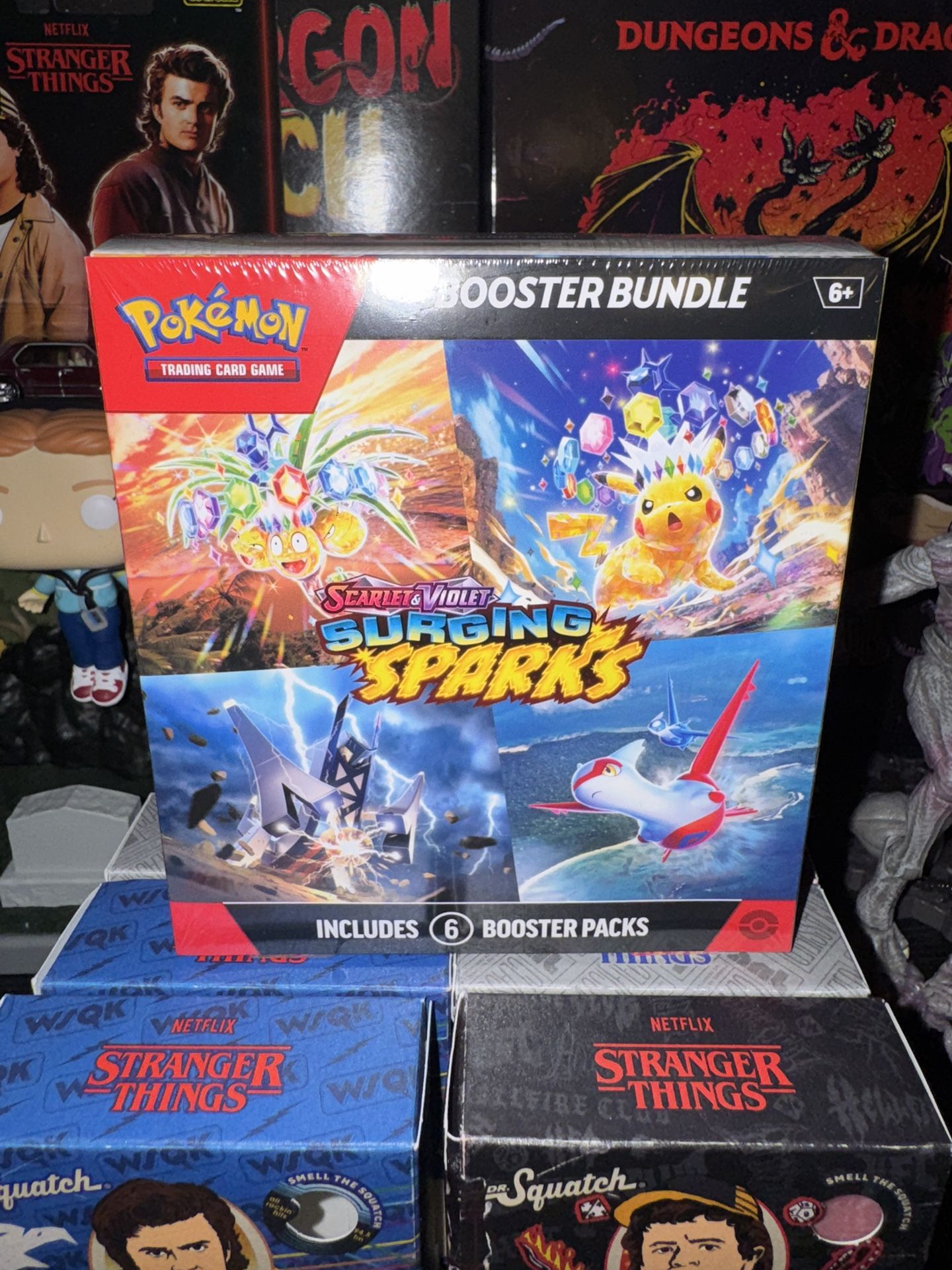 Pokémon Scarlet And Violet Surging Sparks Booster Bundle