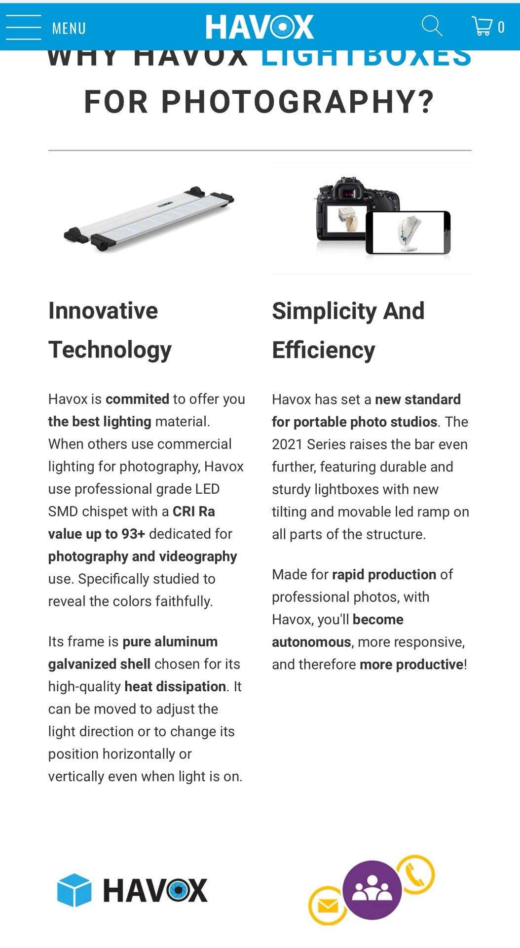 HAVOX® HPB 80XD PHOTO STUDIO LARGE SIZE LIGHTBOX