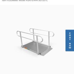EZ ACCES RAMP 3G 5 FEET LONG BY 3 FEET WIDE ALUMINUM PORTABLE DOORWAY WHEELCHAIR RAMP BRAND NEW