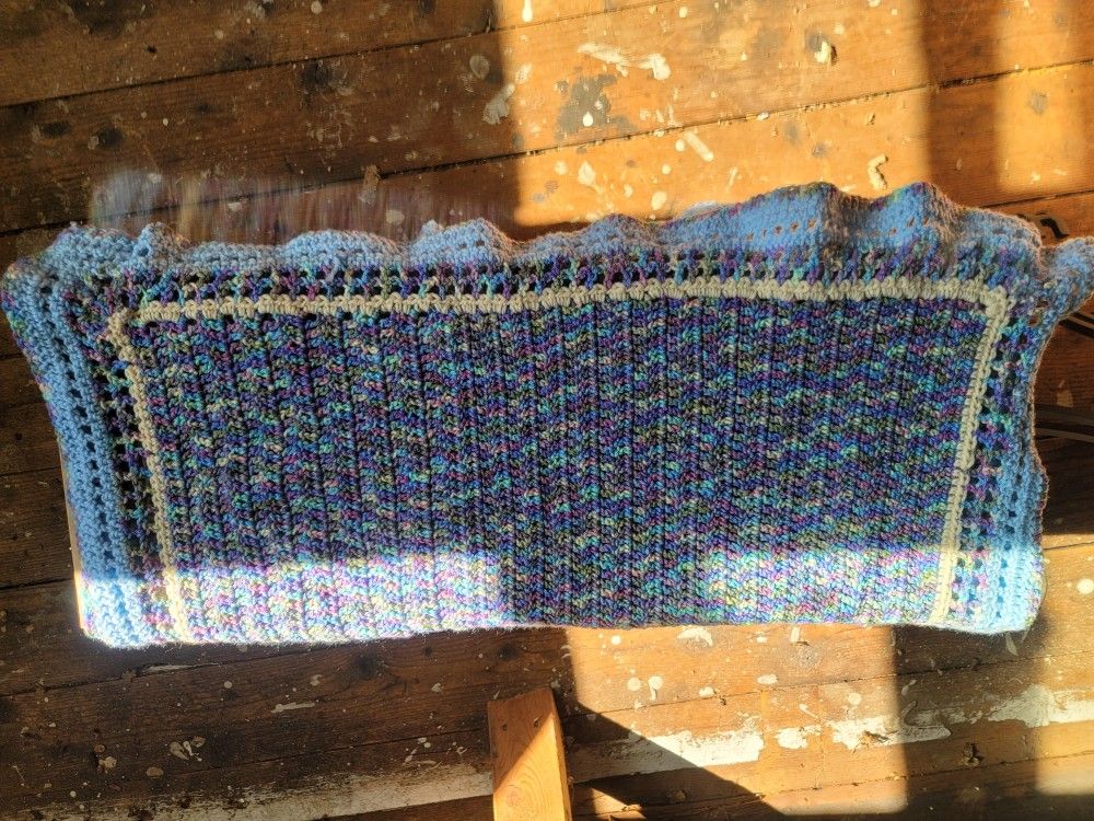 Hand Knitted Baby Blanket