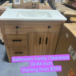 Bathroom Vanity Clearance,30-84 inch