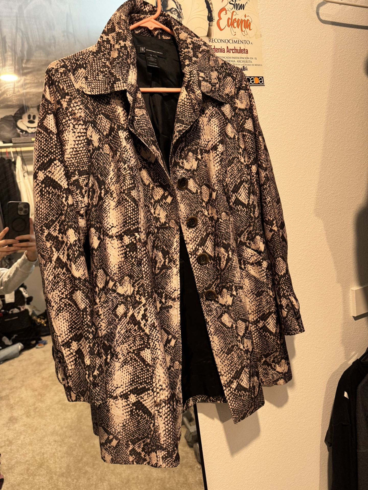 I.N.C International Concept Snake Jacket Design 