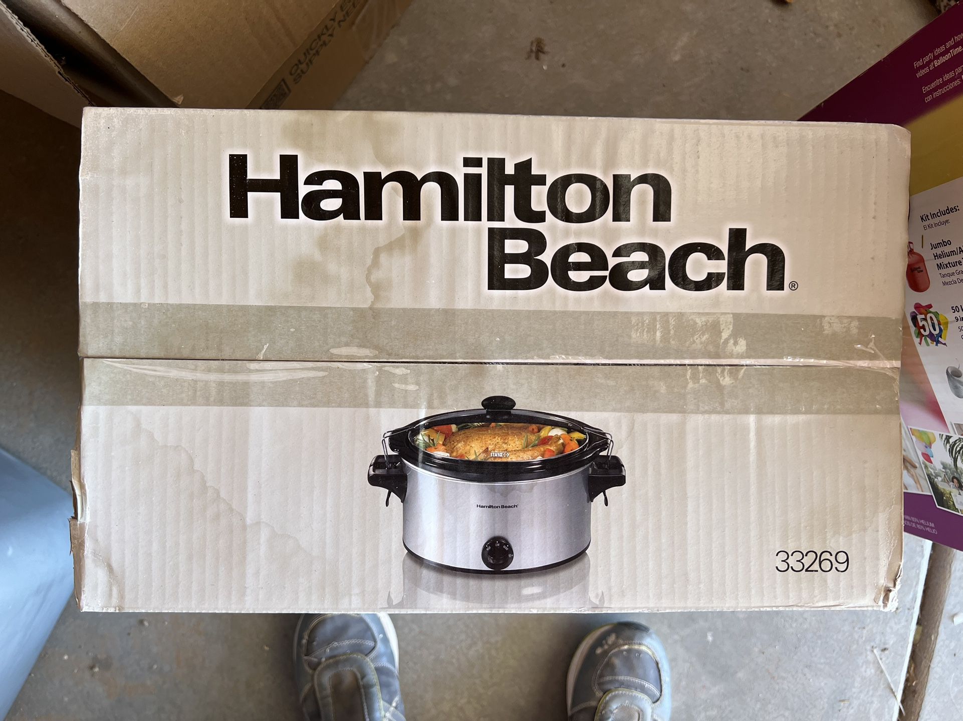 Hamilton Beach - Stay or Go 5-Quart Slow Cooker - Purple – Eagle Depot