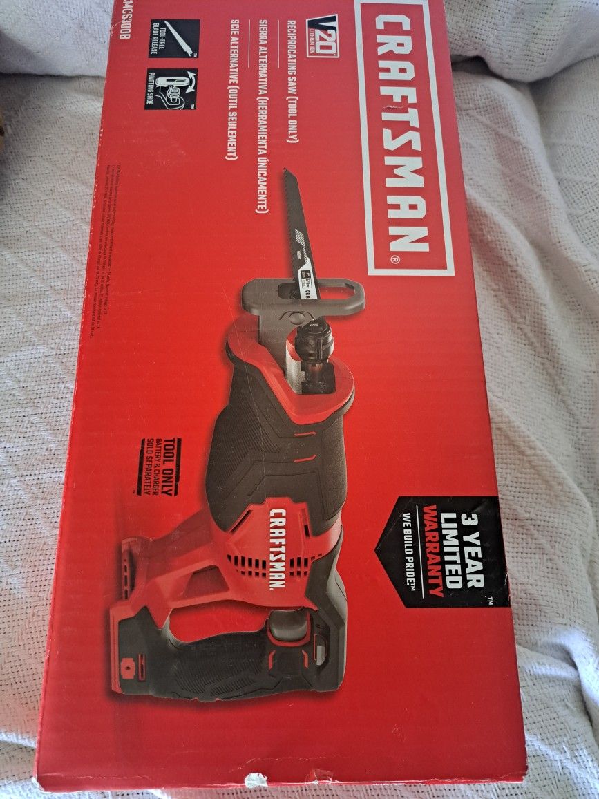 20V CRAFTMAN RECIPROCATING SAW