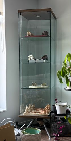 Glass Shelving Unit