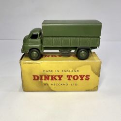 Vintage Dinky Toy 3 Ton Army Wagon #621 With Original Box Toy 