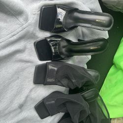 Black Heels size 9 in women