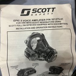 Scott Safety Voice Amplifier 