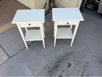 White end tables