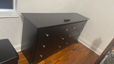 Black 6 drawer dresser