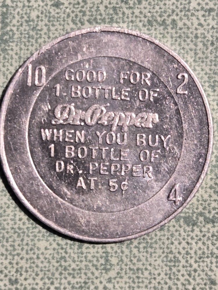 Dr Pepper 1950 Token