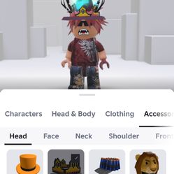 selling my roblox account dont play much anymore and have a $250 roblox 8-bit crown i own lots of accessories willing to negotiate prices!