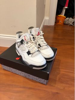 Jordan 4 white cements