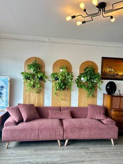 New Sofa / Couch / Plum Corduroy!