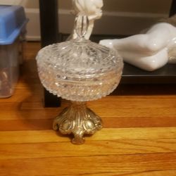 real crystal antique gold