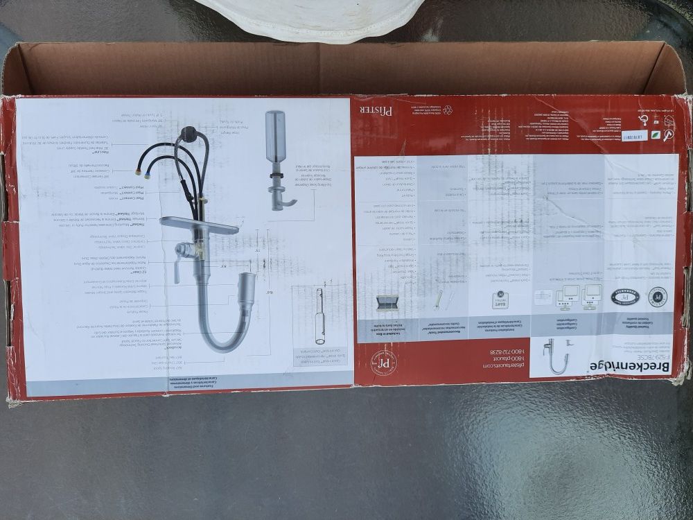 NEW Pull down kitchen faucet brushed nickel