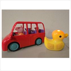 Peppa Pig Remote Control Family Car with Duck Controller & Figures (Working)