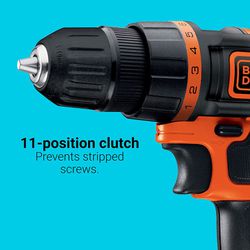 20V MAX* Drill with Home Tool Kit, 66-Piece | BLACK+DECKER