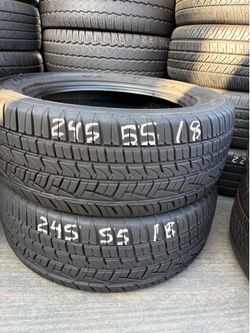 245/55r18 Two General Tires In Great Shape