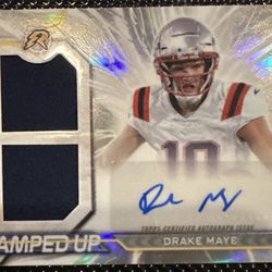 Drake Maye Rookie Patch Auto