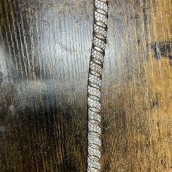 10k Woman Diamond Bracelet 