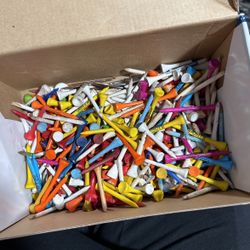 Box Of Golf Tees