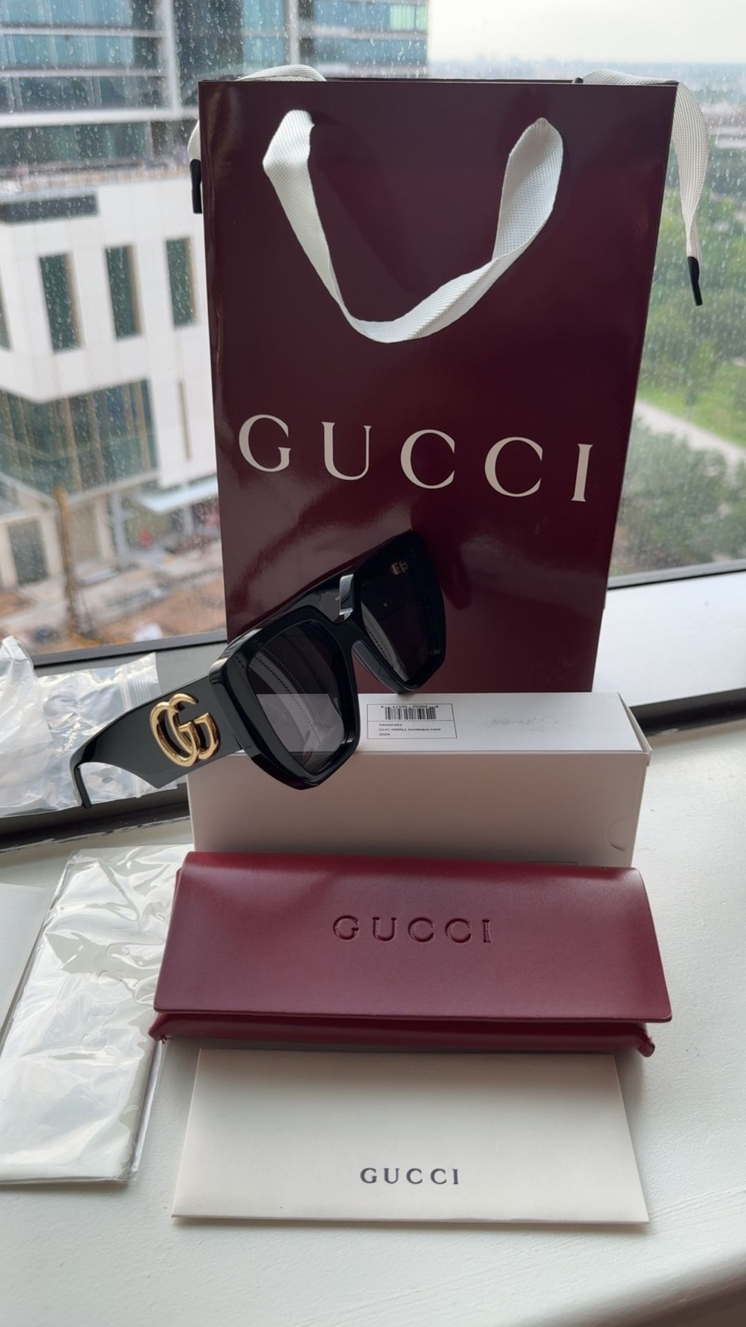 Gucci GG0956S Black Men And Women’s Sunglasses Shades 