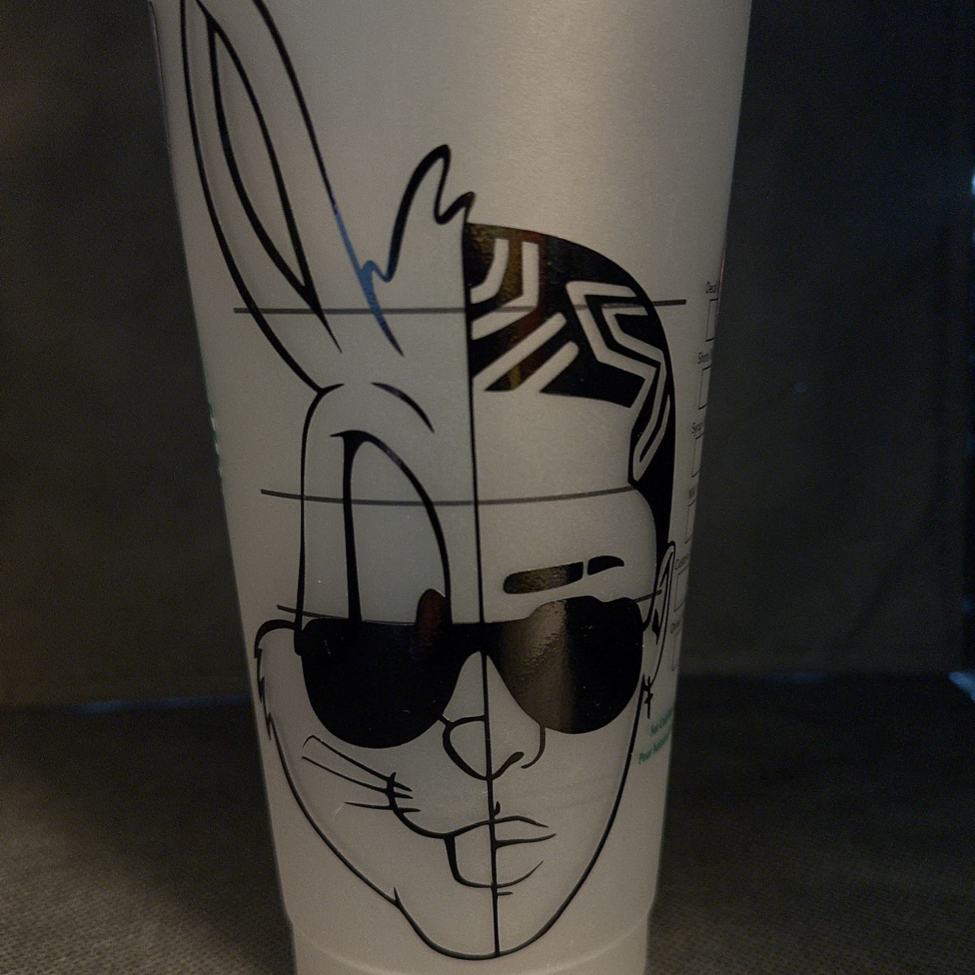 Bad Bunny Starbucks Cup