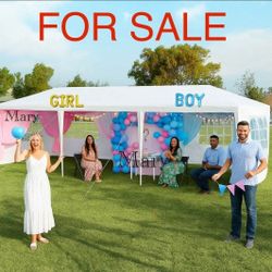 10x30 Outdoor Canopy Tent with  Removable Sidewalls, Waterproof Party Tent Gazebo, Outdoor Canopy for Parties, Weddings & Gatherings, White