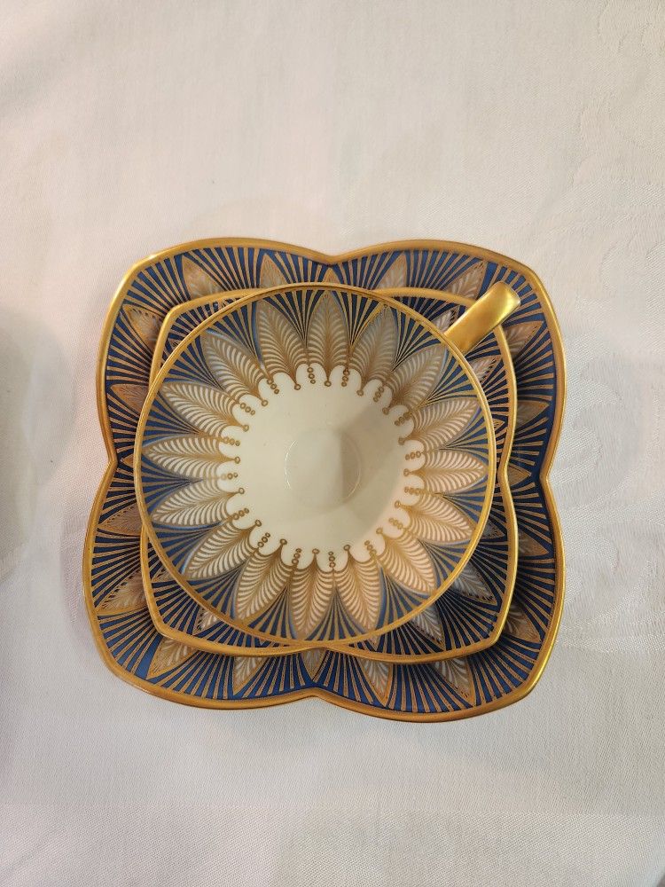 Vintage Alka Kunst Porcelain 3pc Set