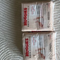 Huggies Newborn Diapers Size N (2 packs)