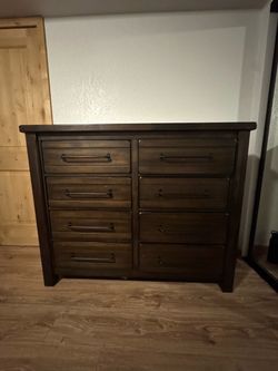 Solid wood dresser