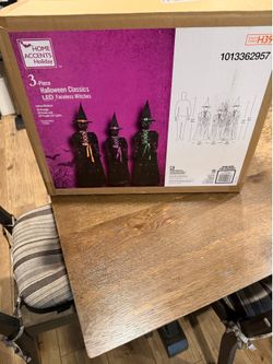 3 Faceless LED Witches