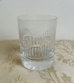 Vintage Baccarat Crystal Serpentine Old Fashioned Glass - Feel Free Free to Ask Questions