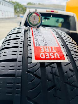 One 1️⃣ Used Tire  semi new 235/65R17” ☝️☝️☝️