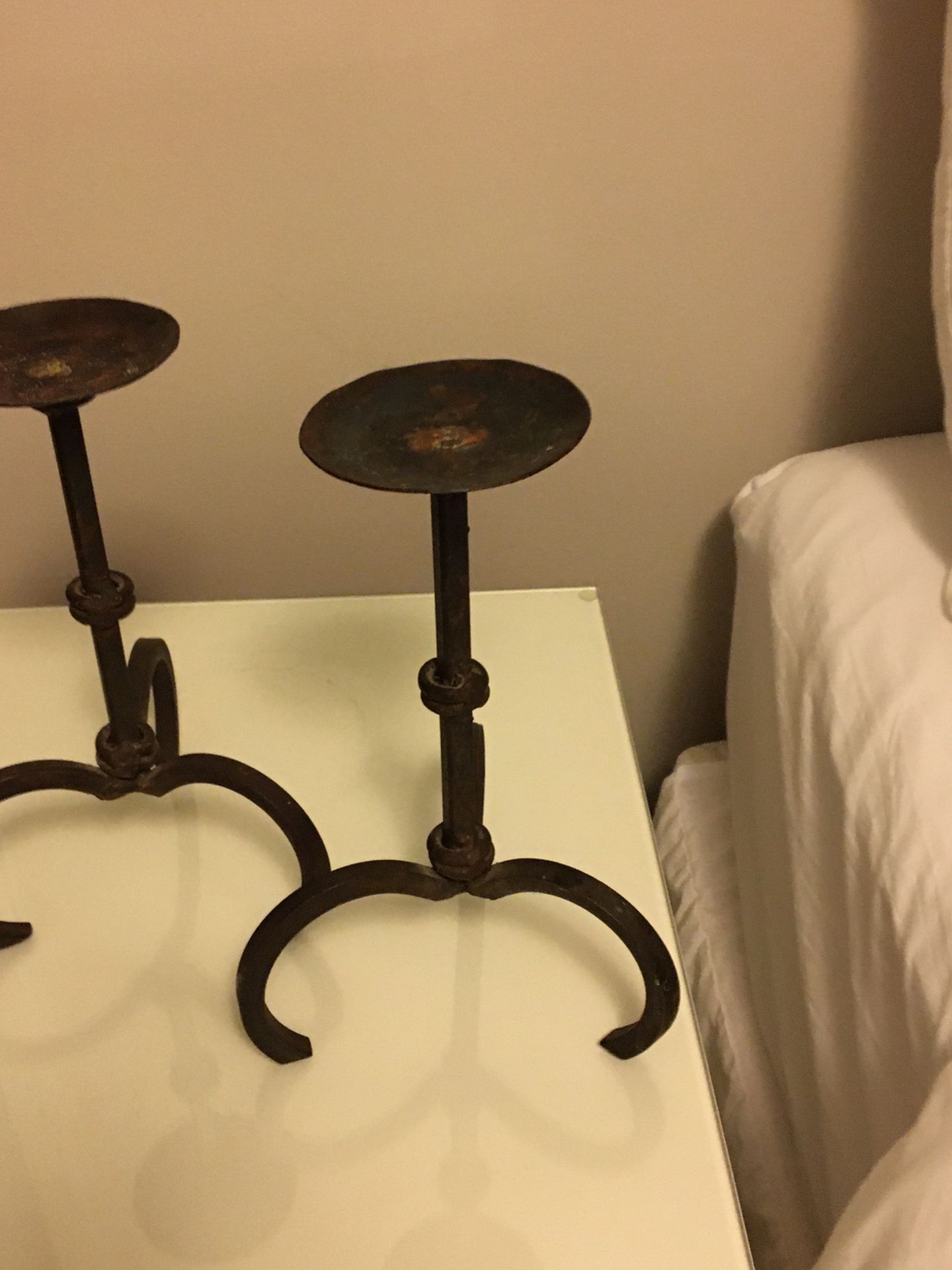 Iron Candle Holders