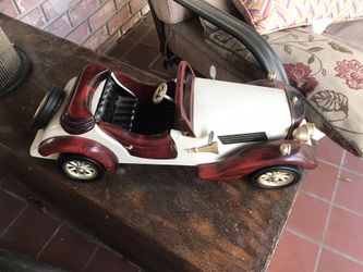 Wood model car