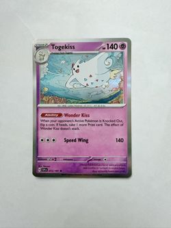 POKÉMON SURGING SPARKS REVERSE HOLO RARE TOGEKISS 72/191