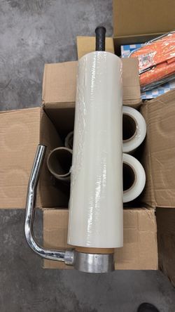 Stretch Film Shrink Wrap Dispenser Roller Stainless Steel