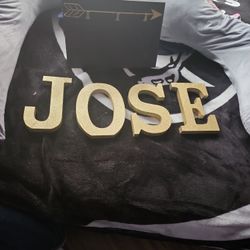 Gold Glitter Block Letters.. 