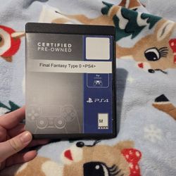 Final Fantasy Type 0HD PS4 Video Game. 