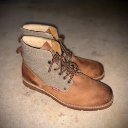 Levi’s Men’s Jax Hemp Canvas Boots Sz 12