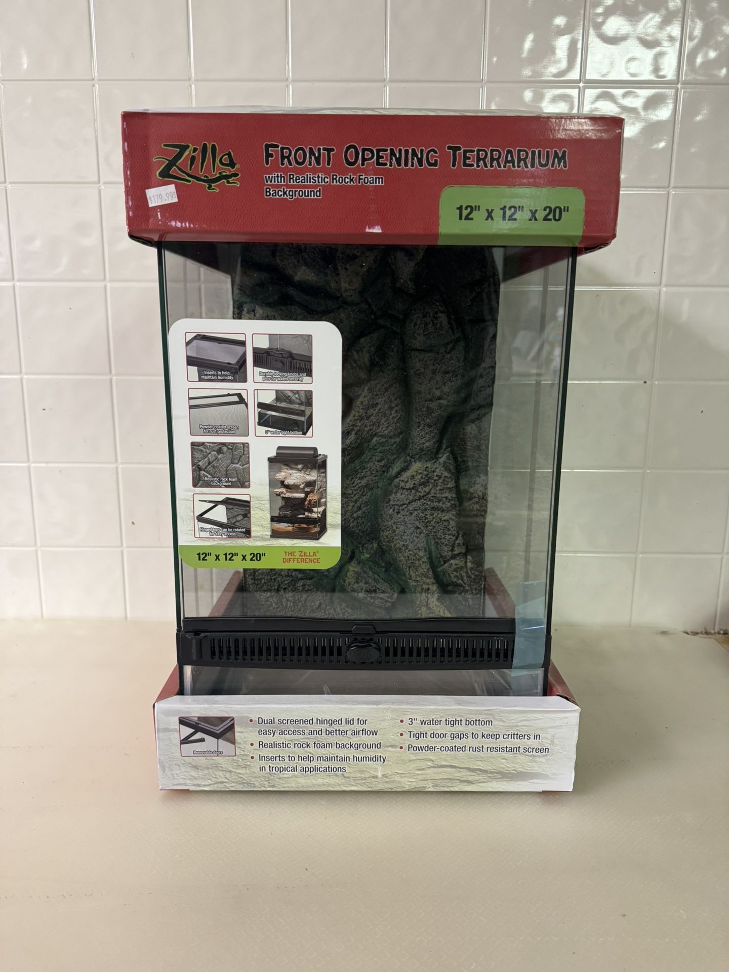 Zilla Front Opening Terrarium