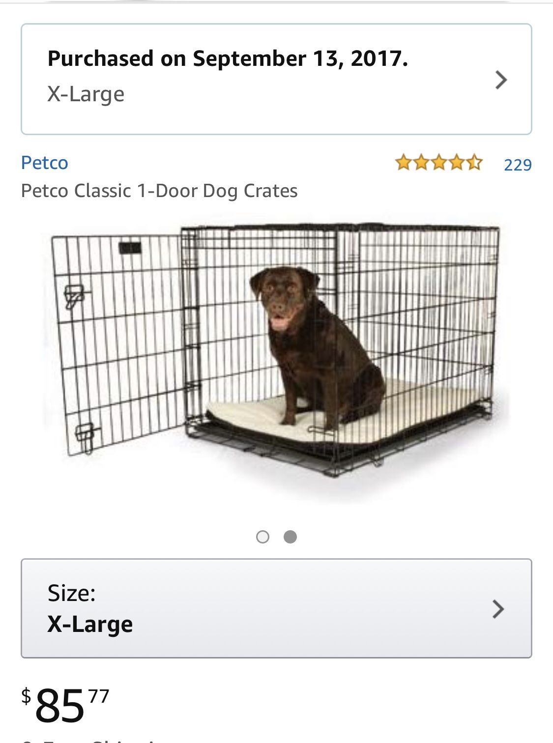 Dog crates