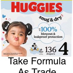 Huggies Size 4 Snug Dry -Diapers/panales 