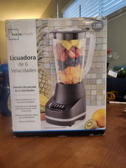 Mainstays 500 W 6-Speed Blender With 48 oz