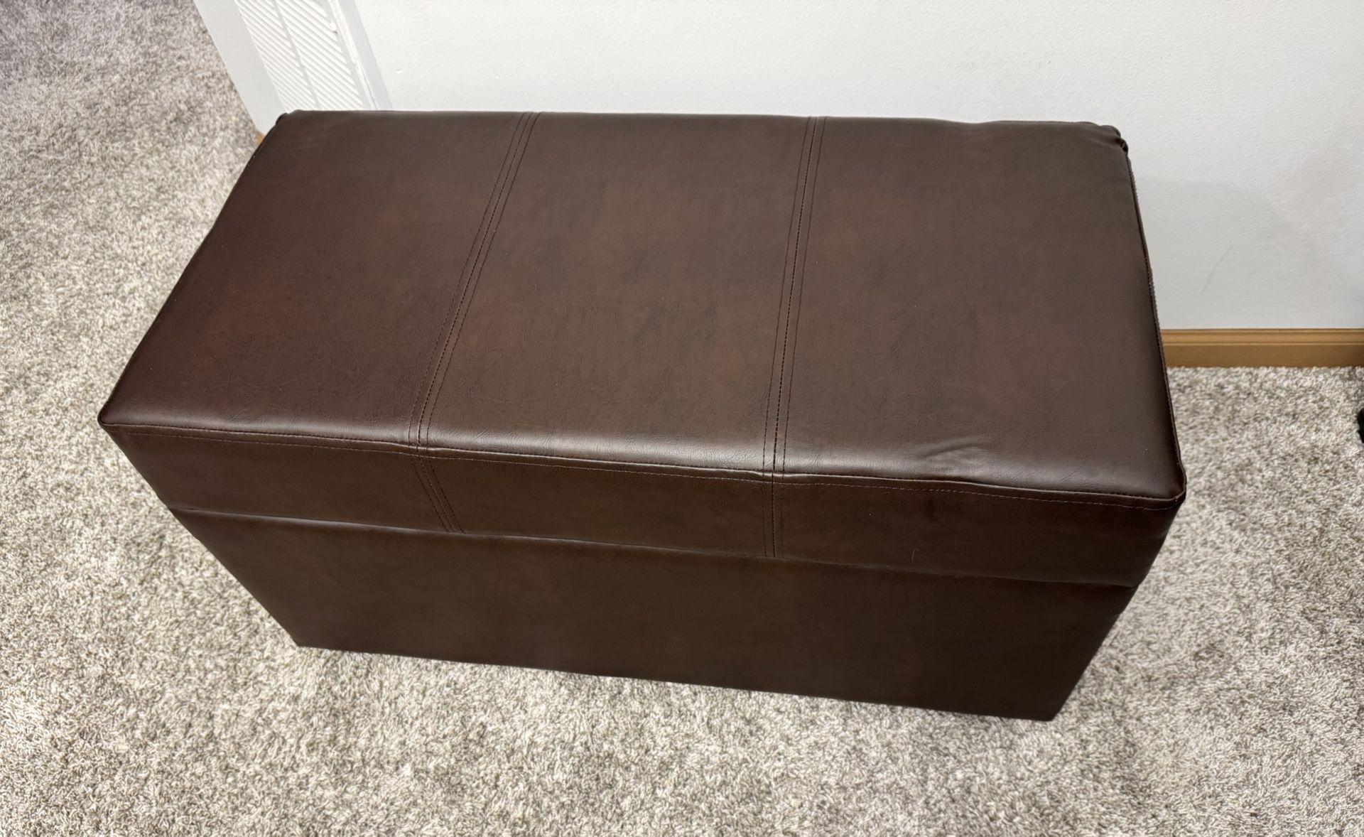 Essex Double  Storage Ottoman Chocolate 