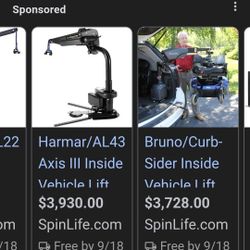  Handicap Scooter  Lift
